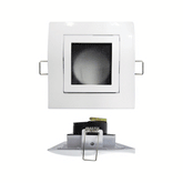 Firefly Square Recessed Type MR16  Uni-directional with Frosted Curved Glass | Firefly by KHM Megatools Corp.